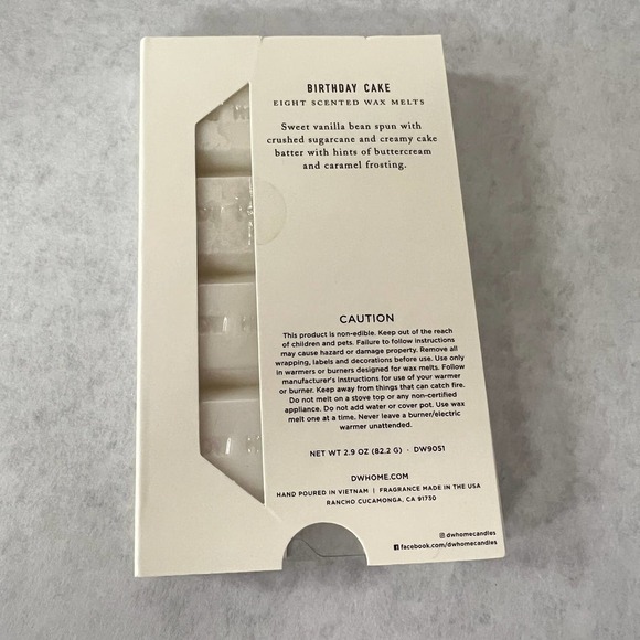 DW Home Birthday Cake Scented Wax Melts 3 Packs of 8 Melts New - Picture 2 of 3